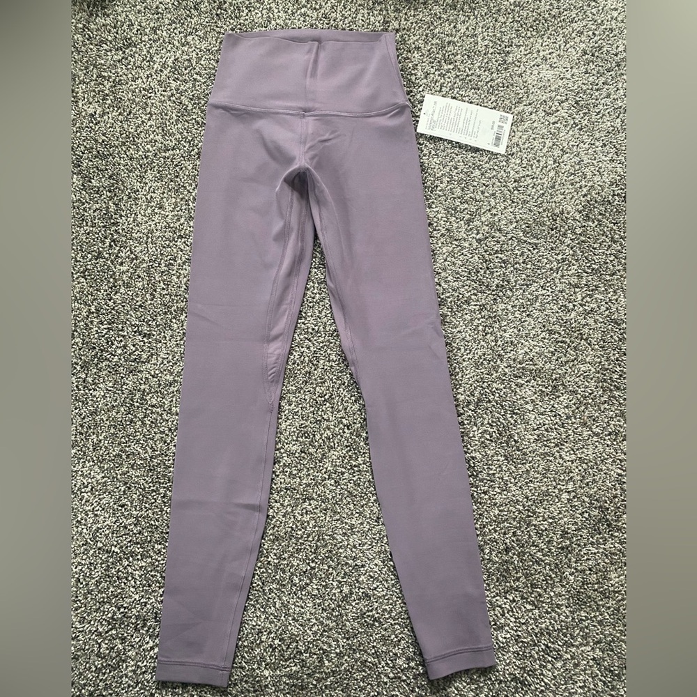 Lululemon Athletica Purple Leggings High Waist Stretch